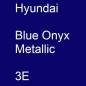 Preview: Hyundai, Blue Onyx Metallic, 3E.